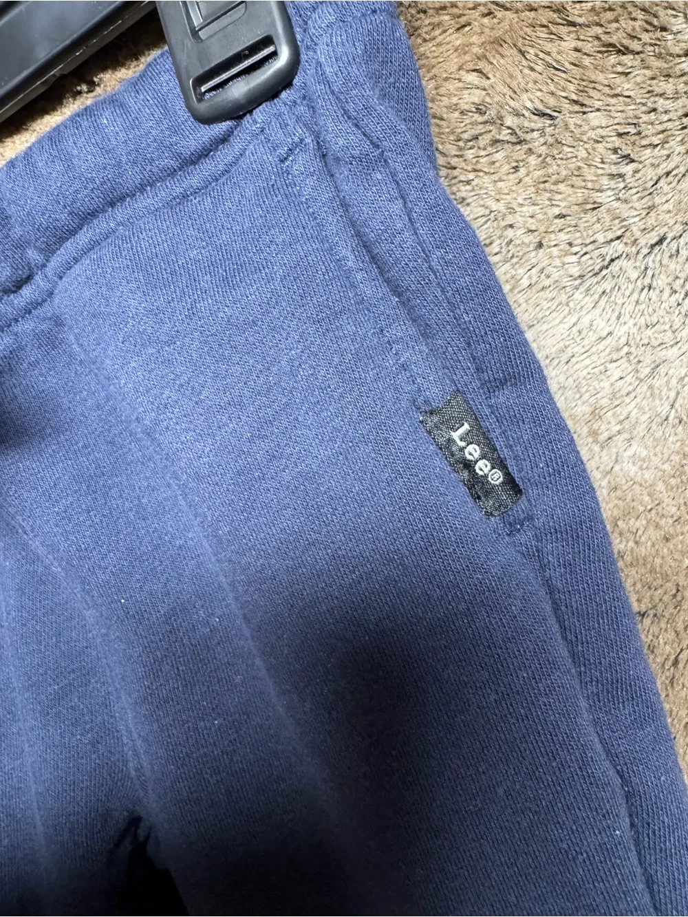 Lee Navy Jogger Pants with Red Drawcord
